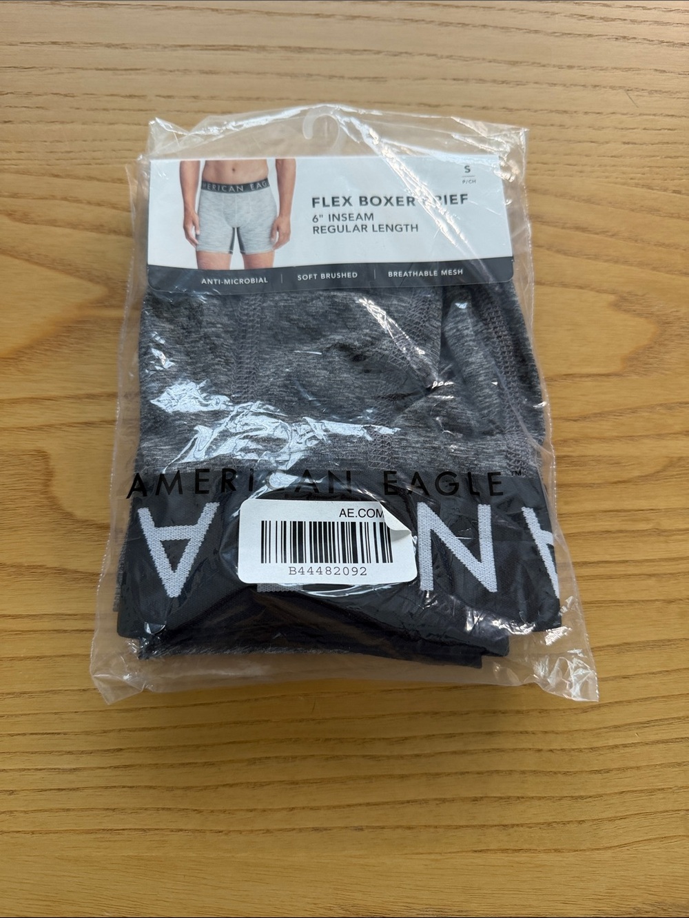 American Eagle Outfitters Menโs Flex Boxer Briefs โ Gray